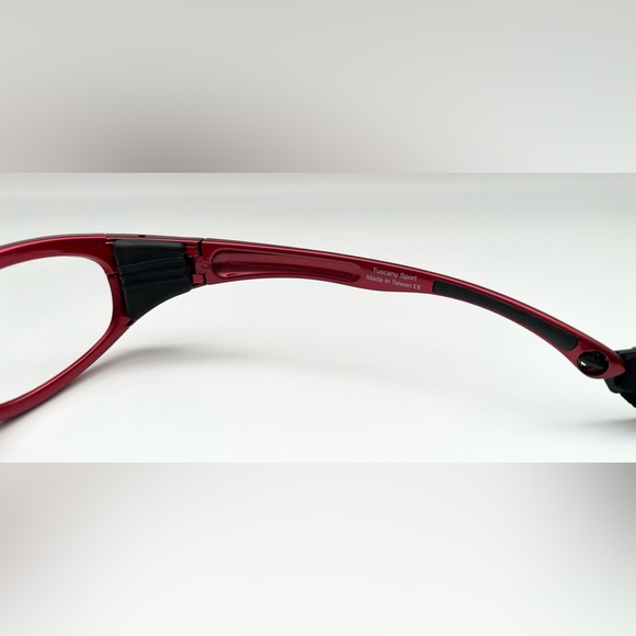 Tuscany Sports Goggle TG104 Eyeglasses Eye Glasses Unisex Frame New 56mm Red - Picture 6 of 9